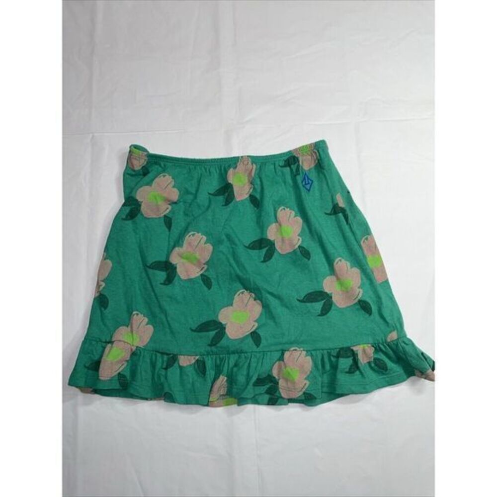 THE ANIMALS OBSERVATORY Green Floral Skirt FERRET‎ KIDS 10
